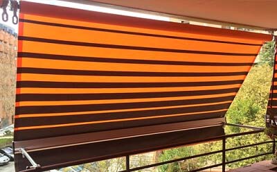 Instalación de toldo para mirador en Madrid